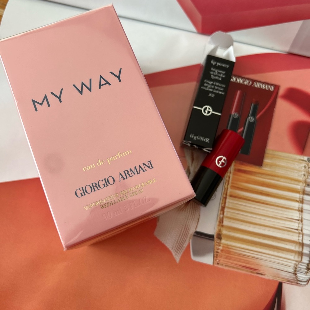 Giorgio Armani Lip Power Longwear Vivid Color Lipstick Grazia+my way 3oz sealed